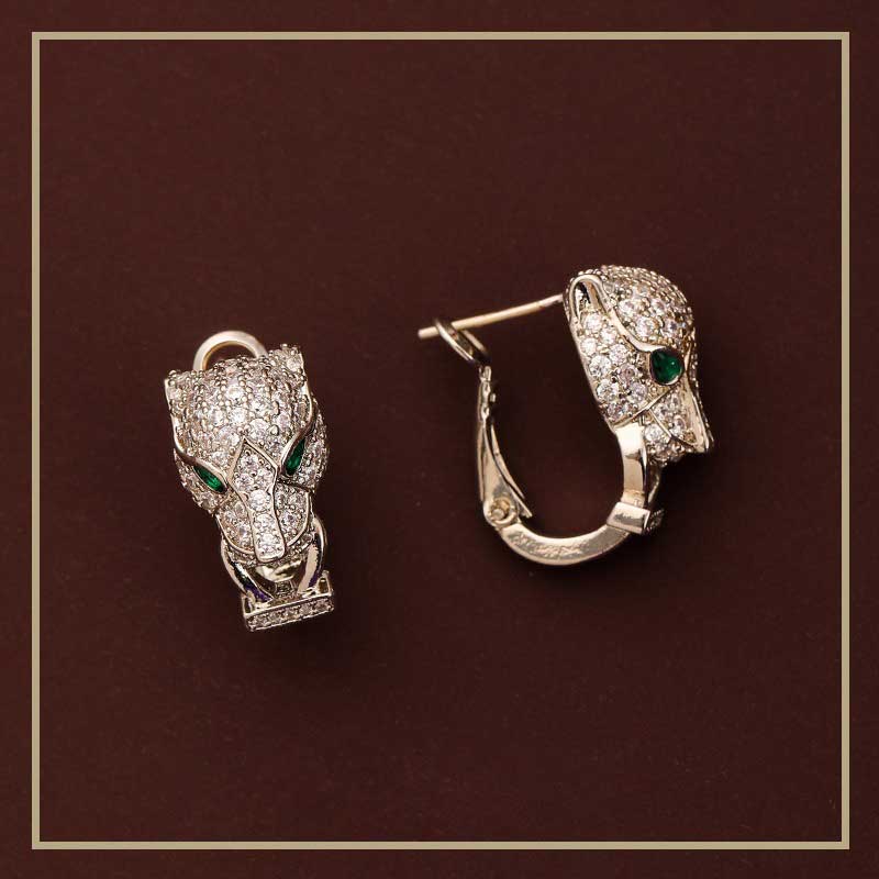 Bridalore Oriental Animal Zircon Earrings