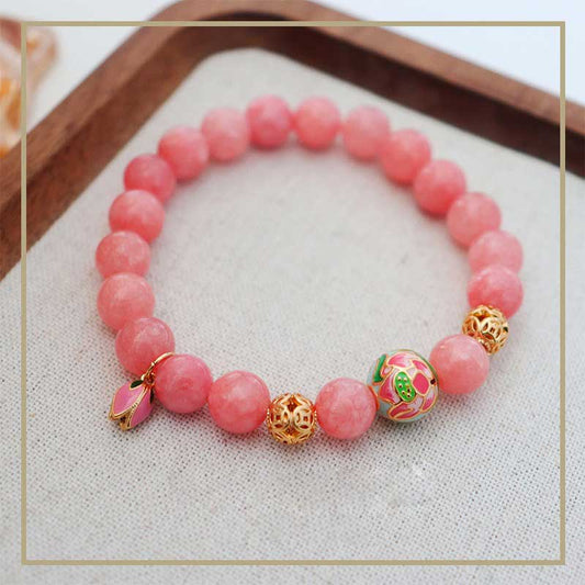 Bridalore Oriental Colorful Flower Bracelet