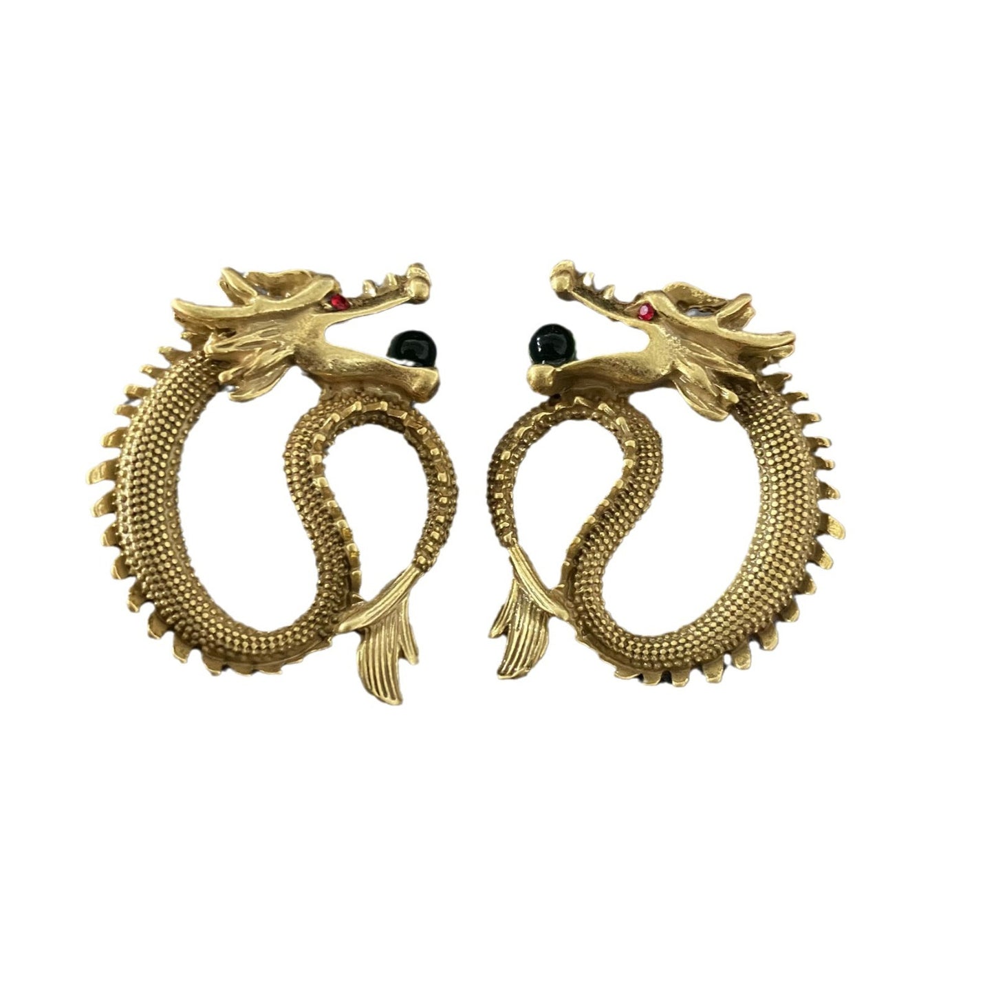 Bridalore Oriental Chinese Dragon Earrings